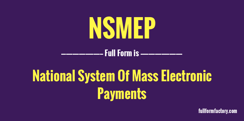 nsmep-full-form