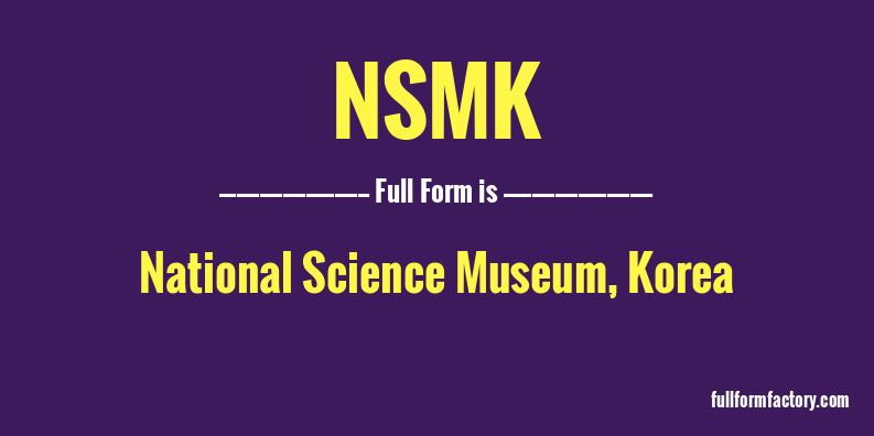 nsmk-full-form