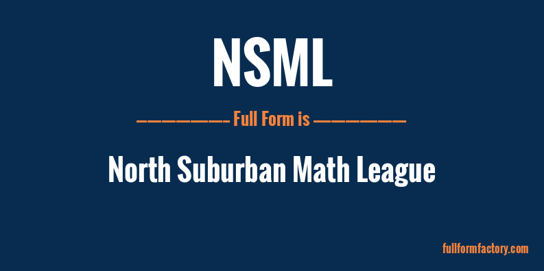 nsml-full-form