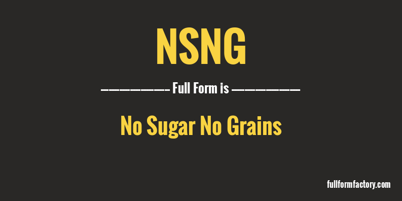 nsng-full-form