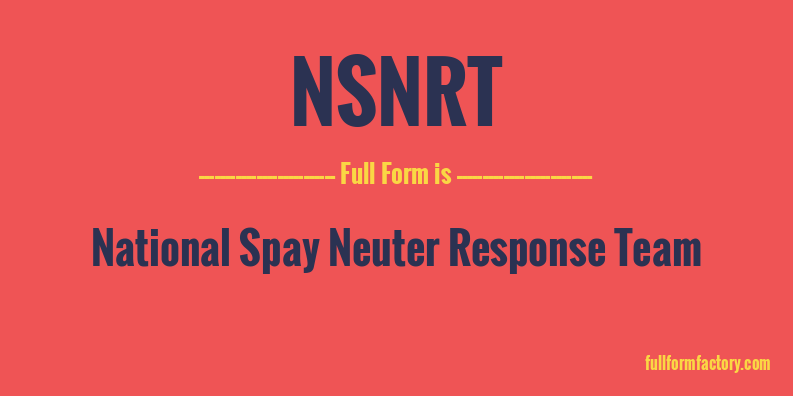 nsnrt-full-form