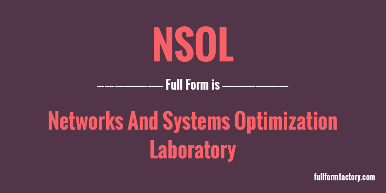 nsol-full-form