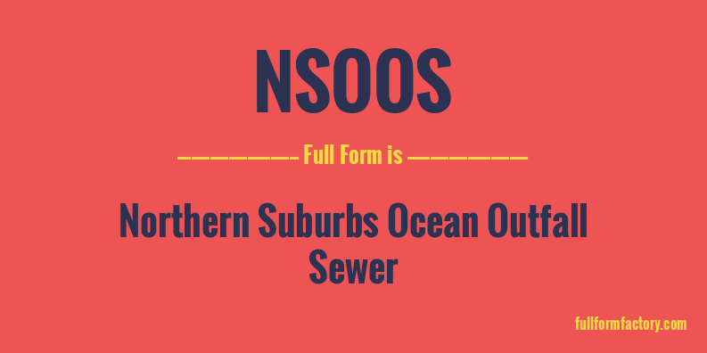 nsoos-full-form