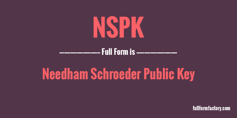 nspk-full-form