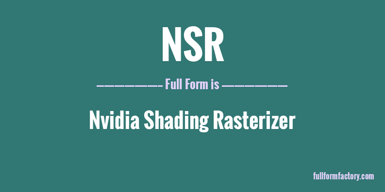 nsr-full-form