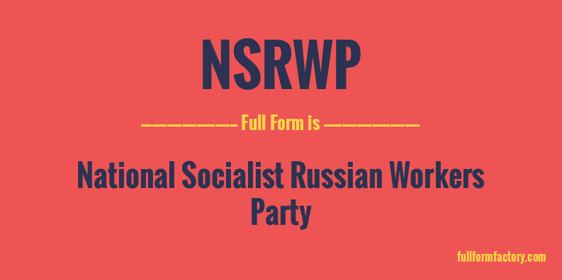 nsrwp-full-form