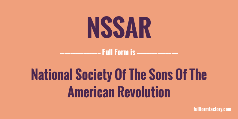 nssar-full-form