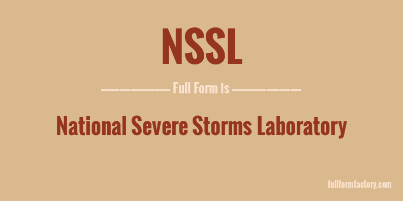 nssl-full-form