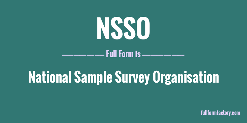 nsso-full-form