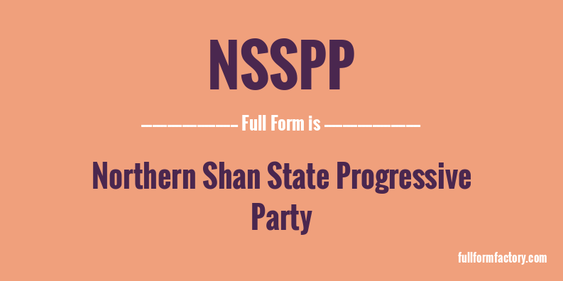 nsspp-full-form