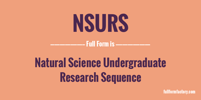 nsurs-full-form