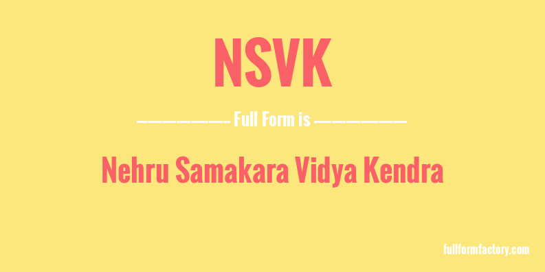 nsvk-full-form