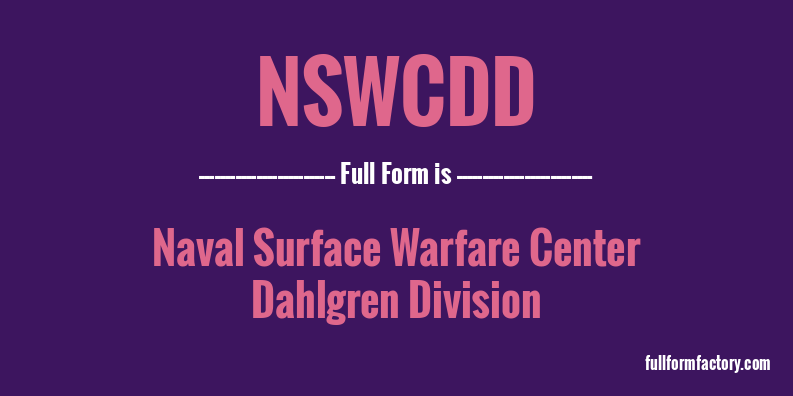 nswcdd-full-form