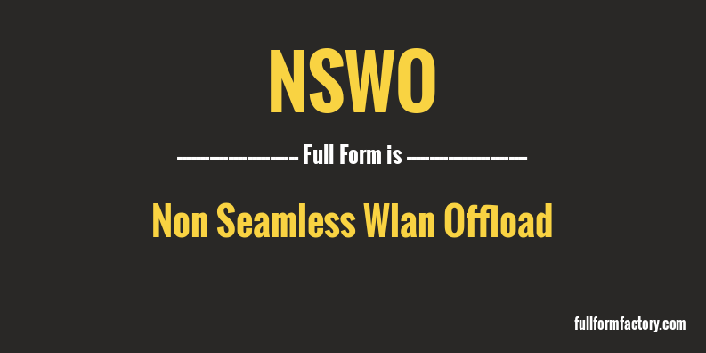 nswo-full-form