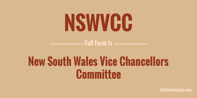 nswvcc-full-form