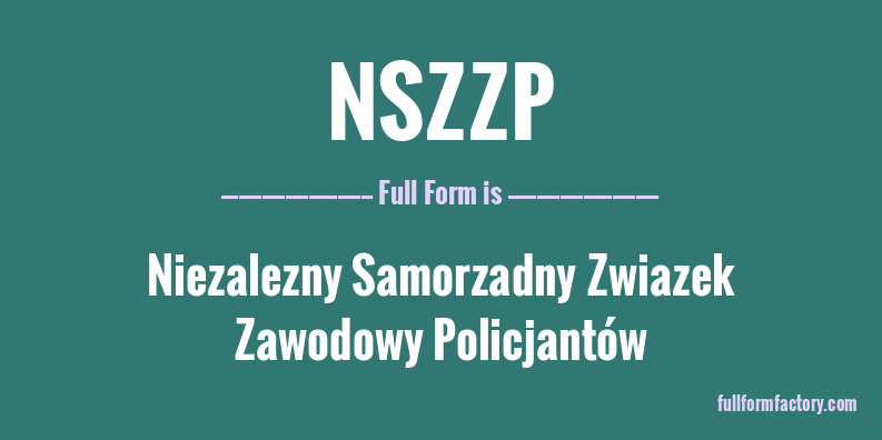 nszzp-full-form