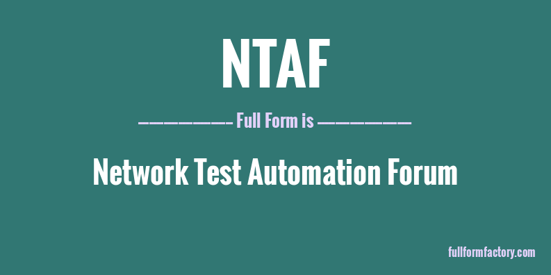 ntaf-full-form
