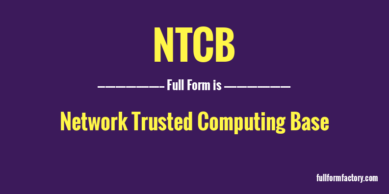 ntcb-full-form