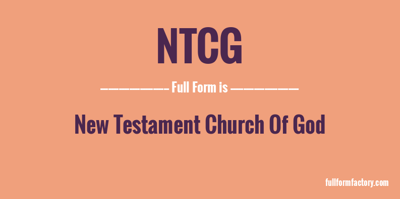 ntcg-full-form
