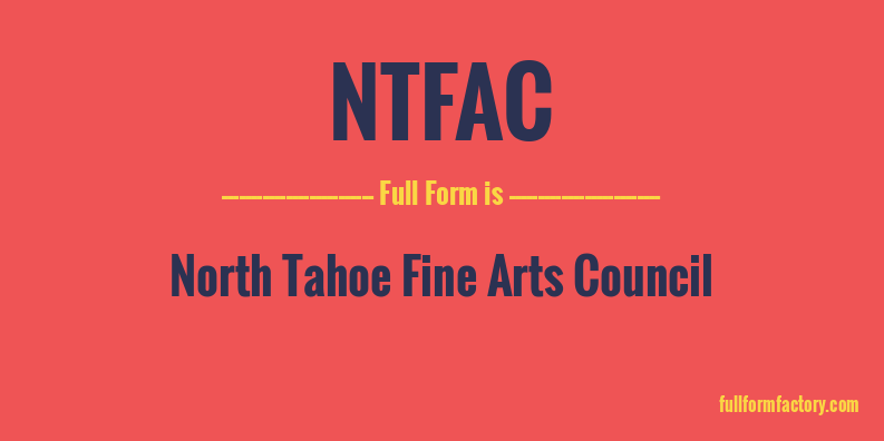 ntfac-full-form