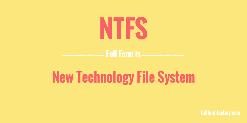 ntfs-full-form