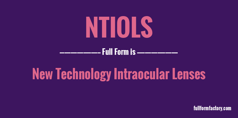 ntiols-full-form