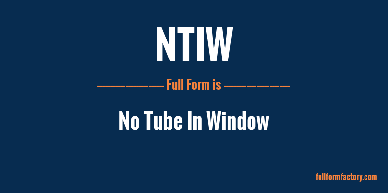 ntiw-full-form
