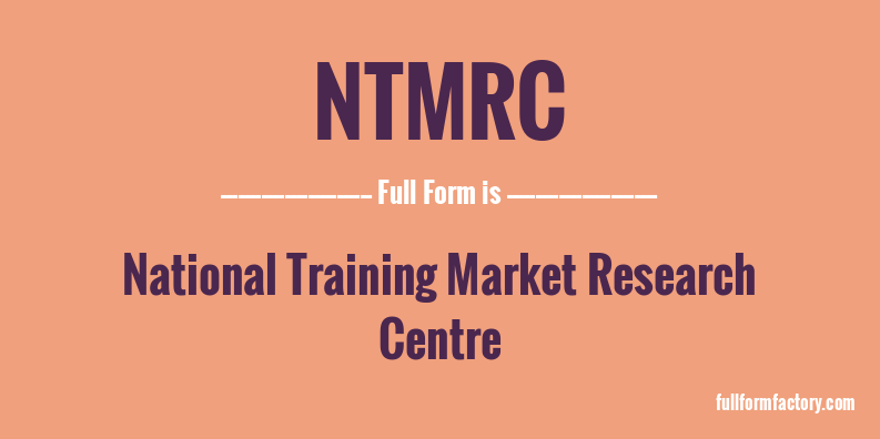 ntmrc-full-form