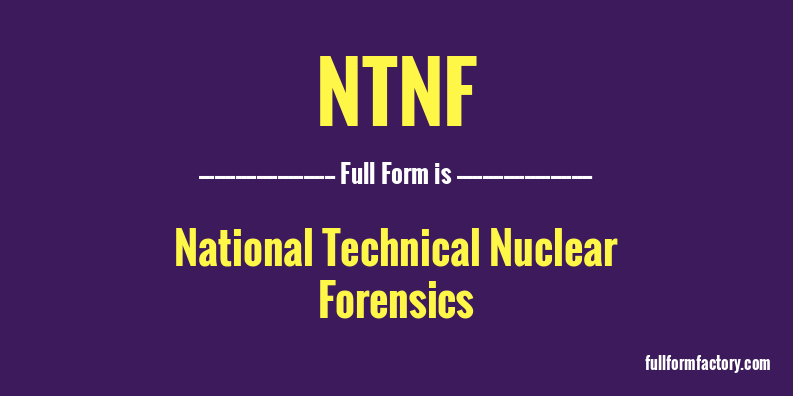 ntnf-full-form