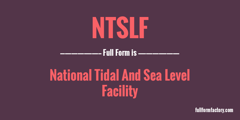 ntslf-full-form