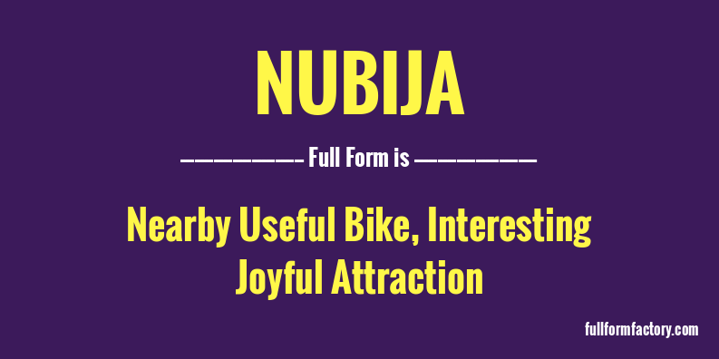 nubija-full-form