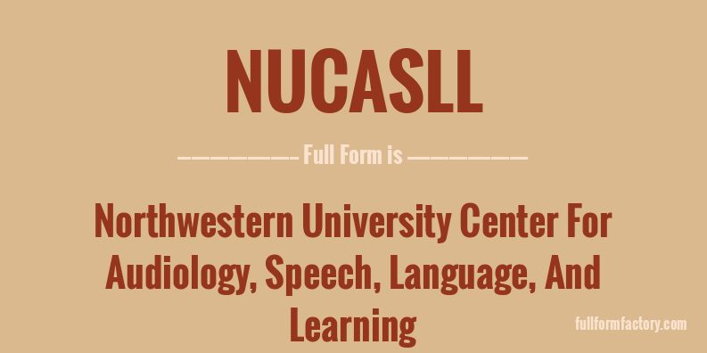 nucasll-full-form