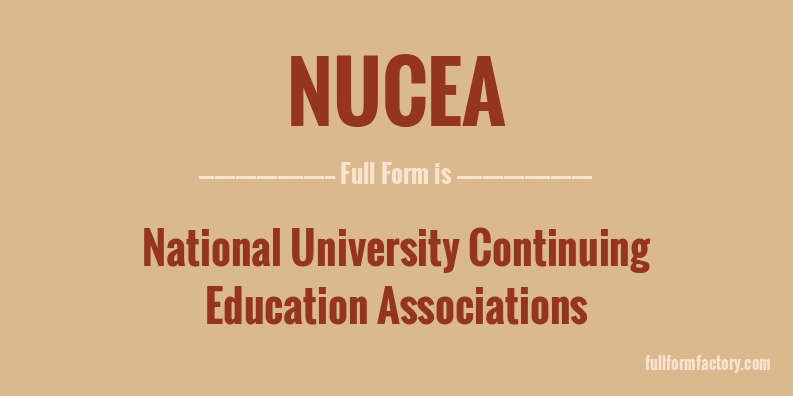 nucea-full-form