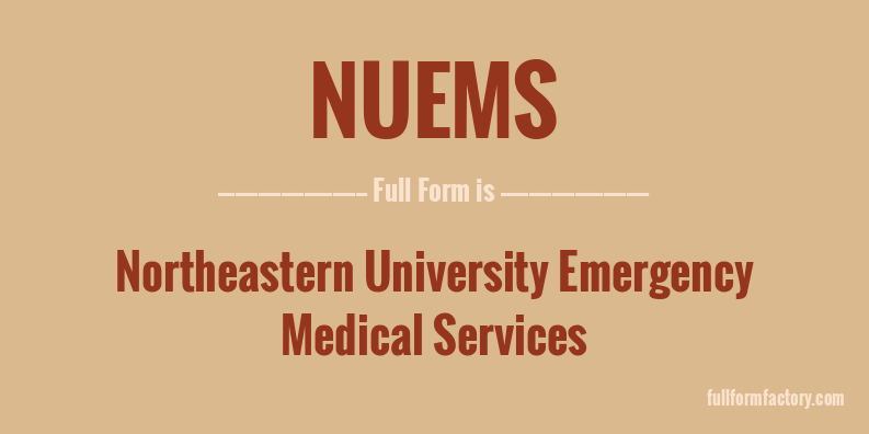 nuems-full-form