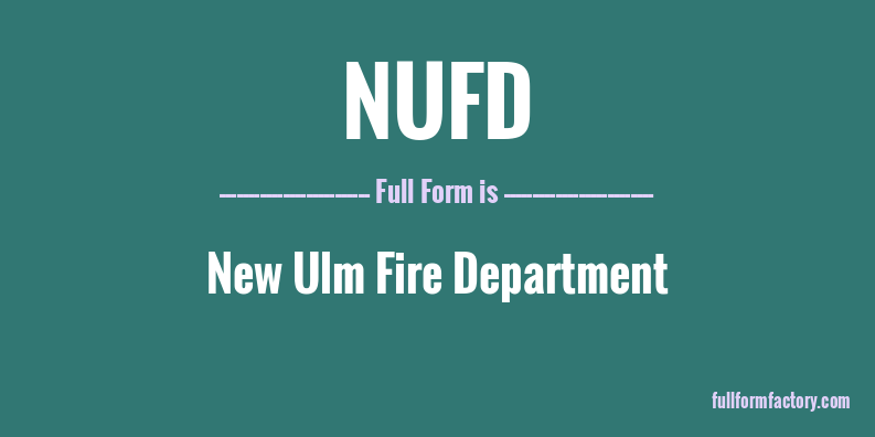 nufd-full-form