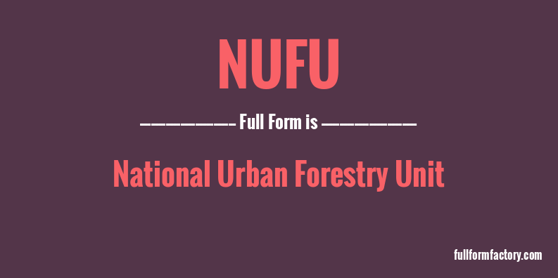 nufu-full-form