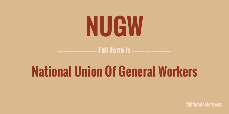 nugw-full-form