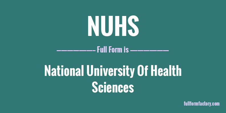 nuhs-full-form