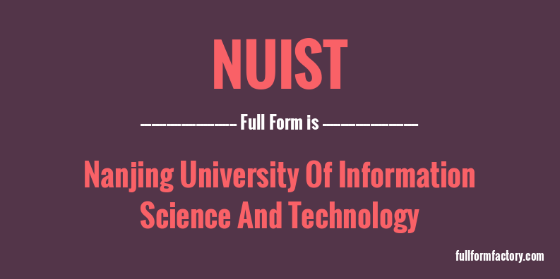 nuist-full-form