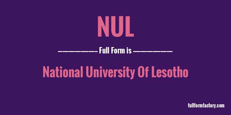 nul-full-form