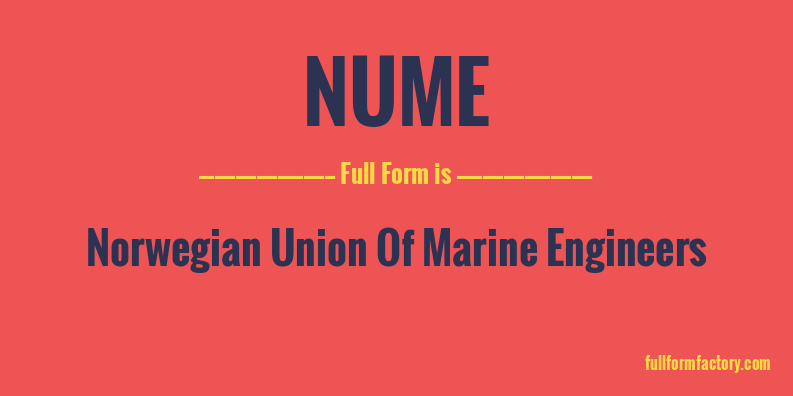 nume-full-form