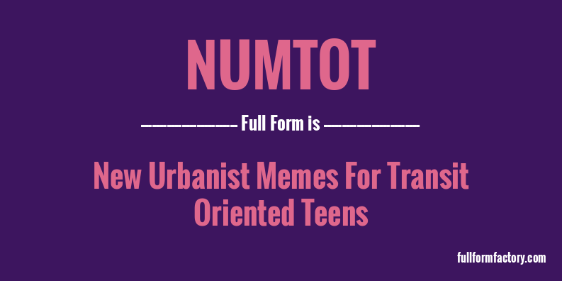 numtot-full-form
