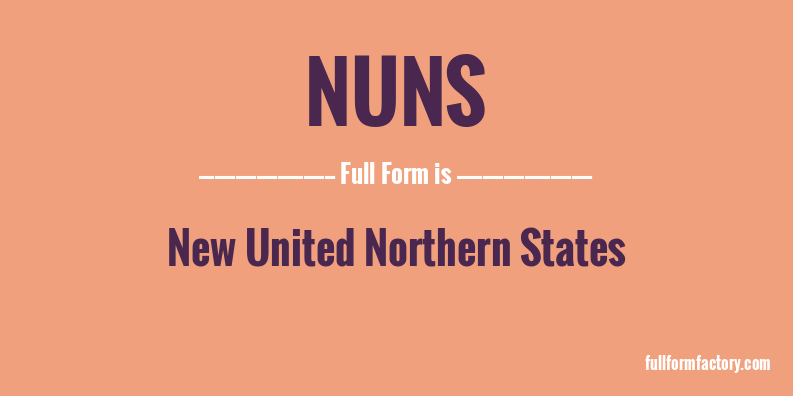nuns-full-form