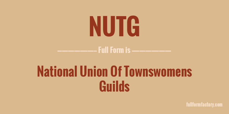 nutg-full-form