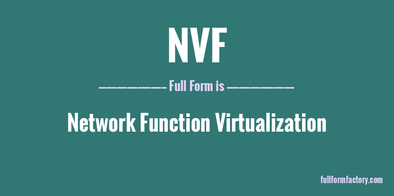 nvf-full-form