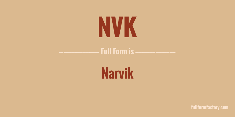 nvk-full-form