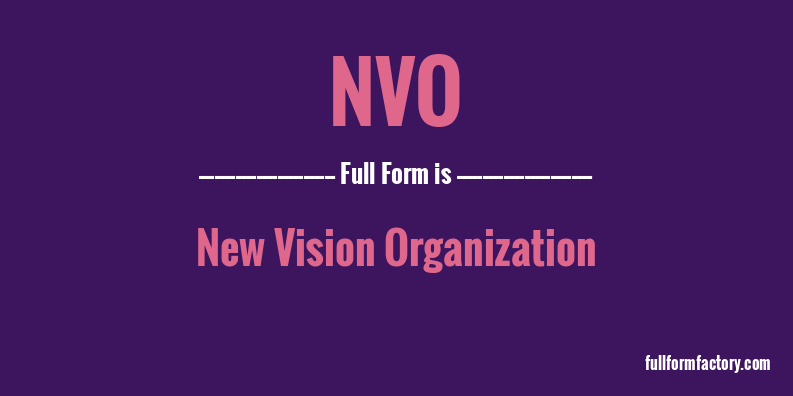 nvo-full-form