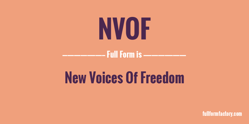 nvof-full-form