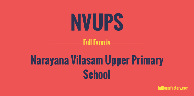 nvups-full-form