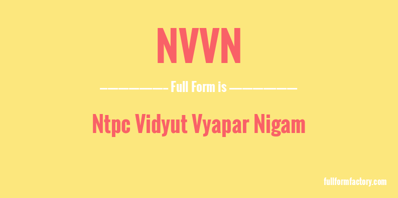 nvvn-full-form